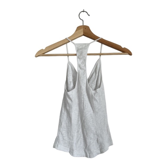 Free People intimately White Racerback tank top XS fitted / cropped - Picture 2 of 7